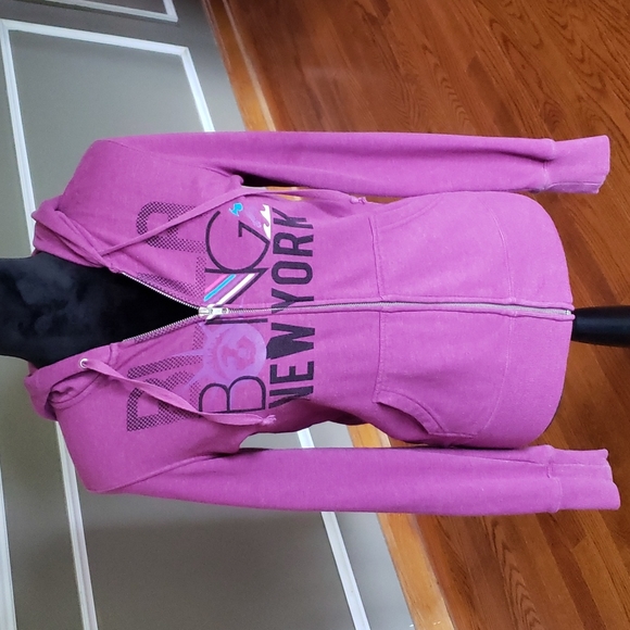 Billabong New York Pink Hoodie Size Small - Picture 2 of 8